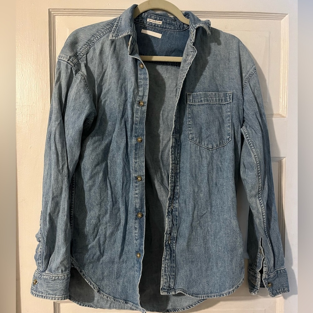 Vintage jean button up